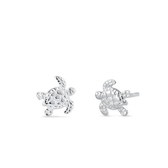 No Brand Jewelry - Sterling Silver Turtle Stud Earrings New